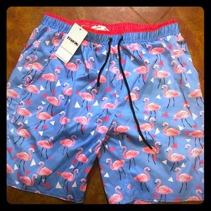 Flamingo Swim Trunks